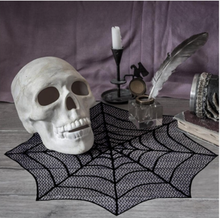 Lace tablecloth tablecloth black spider web cloth tablecloth
