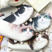Cat pen bag, anime around, stationery bag, pencil case