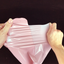 Light pink opaque mail packaging bag