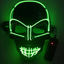 Ghost Head Skull LED Glowing Mask