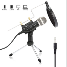 Computer karaoke voice microphone mobile phone microphone condenser microphone bracket set