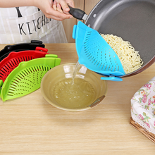 Silicone Colanders Kitchen Clip On Pot Strainer Drainer For Draining Excess Liquid Univers Draining Pasta Vegetable Cookware