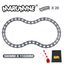 Railway Duplo Train Tracks Toys Part with Curved Straight Cross Track Rail Switch Construction Building Blocks for 3+ Boys Girls