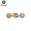 Wooden Rattle Beech Bear Hand Teething Wooden Ring Baby Rattles Play Gym Montessori Stroller Toy Educational Toys Let's Make