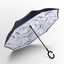 New Windproof C-Handle Double Layer Inverted Umbrella Cars Reversible Umbrella