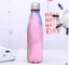 Stainless Steel Thermos Vacuum Flask Bottle 500ml Coffee Milk Cup Lovers Gradient Color Outdoor Travel Sport Hot Water Bottles