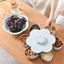 Creative petal rotating fruit bowl dried fruit box