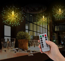 LED Fireworks Light USB String Lights Colorful New Year Garland Copper Wire String Fairy Light