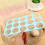 Plastic egg refrigerator collection box portable outdoor picnic 15 lattice plastic egg box package kitchen articles