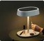 Desktop design mirror with led lamp
