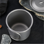 Pure titanium boiling water cup