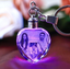 Custom Crystle Kyechain Colorful Lamp Logo/Words/Photo
