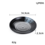 Black side dish melamine tableware