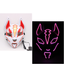 Halloween Sky Fox LED Glowing Mask Japanese Mask