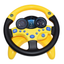 Eletric Simulation Steering Wheel Toy with Light Sound Baby Kids Musical Educational Copilot Stroller Steering Wheel Vocal Toys