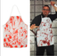 Non-woven bloody apron Halloween Ghost Festival with bloody apron plays creative horror character dress up props