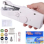 Mini Portable Handheld sewing machines Stitch Sew needlework Cordless Clothes Fabrics Electric Sewing Machine Stitch Set