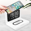 10W Qi Wireless Charger Wireless Charging Pad Thermometer Calendar Clock Fast Charge