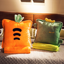 Pillow quilt dual purpose pillow