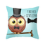 Owl animal pillowcase cushion cover