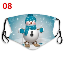 Christmas Print Mask Gift Christmas Decoration