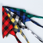 Colorful plaid triangle scarf