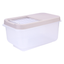 Japanese 10kg plastic barrel kitchen cabinets moistureproof transparent rice storage box with household migang cylinder food box