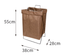 Foldable fabric hamper household laundry basket large storage basket bathroom clothes storage basket