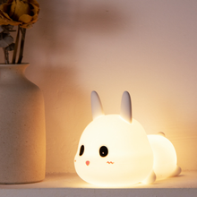 Creative cute bunny silicone lamp for children