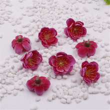 10PCS Mini Fabric Cherry Plum Blossom Artificial Flower Silk Baby Breath Floral Bouquet,Table Arrangements Weddding Decorations