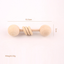 Wooden Rattle Beech Bear Hand Teething Wooden Ring Baby Rattles Play Gym Montessori Stroller Toy Educational Toys Let's Make