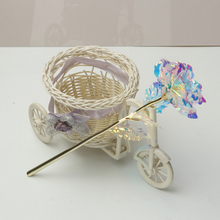 Color gold color luminescent gold foil rose