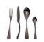 4PCS/Set Black Stainless Steel Cutlery Korean Dinnerware Set Gifts Mirror Polishing Silverware Sets Scoop Knife and Fork Sets