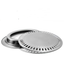 Direct selling stainless steel round home outdoor Korean barbecue plate electric pottery light wave furnace supporting gift