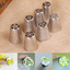 7 Pcs Cream Stainless Steel Russian Icing Piping Nozzle for polishing Pastry Tools Cupcake Tips Kitchen Accessories