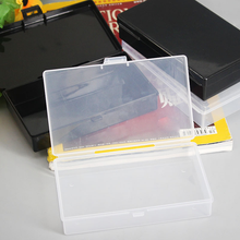 QB202 transparent PP empty box rectangle covered plastic box fishing gear parts box component packing box