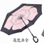 New Windproof C-Handle Double Layer Inverted Umbrella Cars Reversible Umbrella