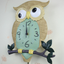 Silence Cartoon Wall Clock Cute Owl Clock Wall Decoration Ticking Silent Clock