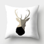 Simple black and white cushion cover