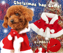2021 Christmas clothes new puppy cloak pet clothes pet Christmas clothes foreign trade factory explosion