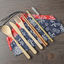 7-piece set of cutlery, spoon, straw and chopsticks