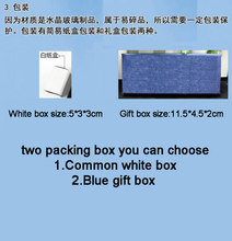 Custom Crystle Kyechain Colorful Lamp Logo/Words/Photo