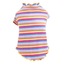 Rainbow stripe cotton bottoming shirt