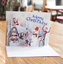 Christmas Card Wholesale Creative 3D Stereo Greeting Card Holiday Wish Card Kindergarten Handmade Greeting Card