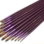 12 Pieces Painting Brushes Purple Pointed Flat Art Paintbrush Set Watercolor Nylon Hair Oil Drawing Pen For Oil Painting