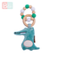 Bopoobo 1pc Baby Teether Safe Wooden Toys Mobile Pram Crib Ring DIY Crochet Rattle Soother Bracelet Teether Set Baby Product