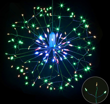 LED Fireworks Light USB String Lights Colorful New Year Garland Copper Wire String Fairy Light