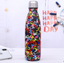 Stainless Steel Thermos Vacuum Flask Bottle 500ml Coffee Milk Cup Lovers Gradient Color Outdoor Travel Sport Hot Water Bottles