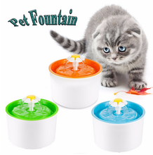 Fashion Automatic 1.6L Flower Style DogKitten Water Drinking Pet Fountain Pet Bowl Drink Dish Filter Orange/Blue/Green