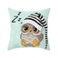 Owl animal pillowcase cushion cover
